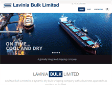 Tablet Screenshot of laviniabulk.com
